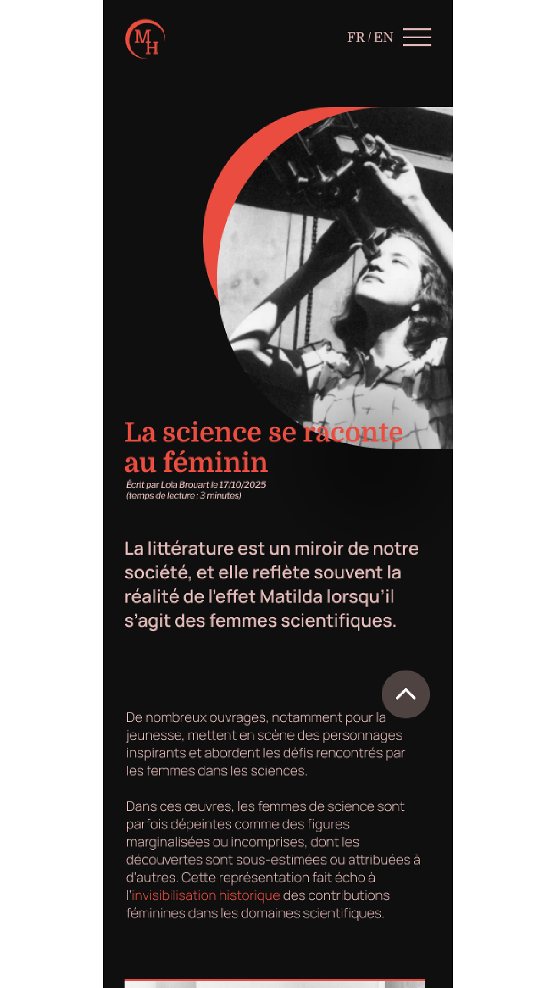 science plan de travail 1